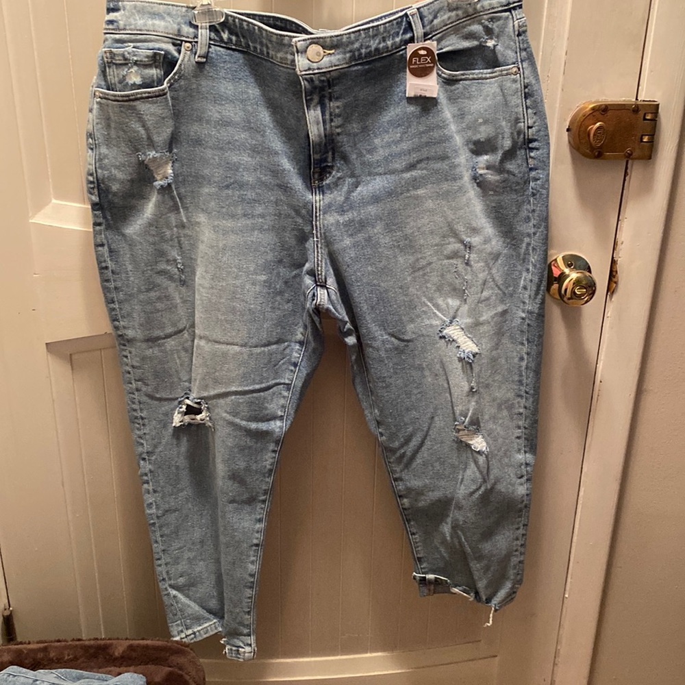 Signature fit boyfriend Capri jean sz 20